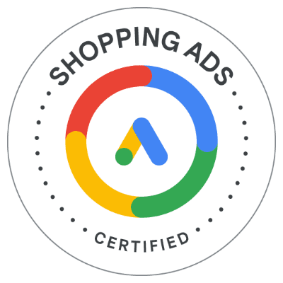 AI-Powered Shopping ads Certification badge icon