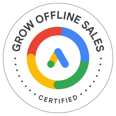 Grow Offline Sales Certification badge icon