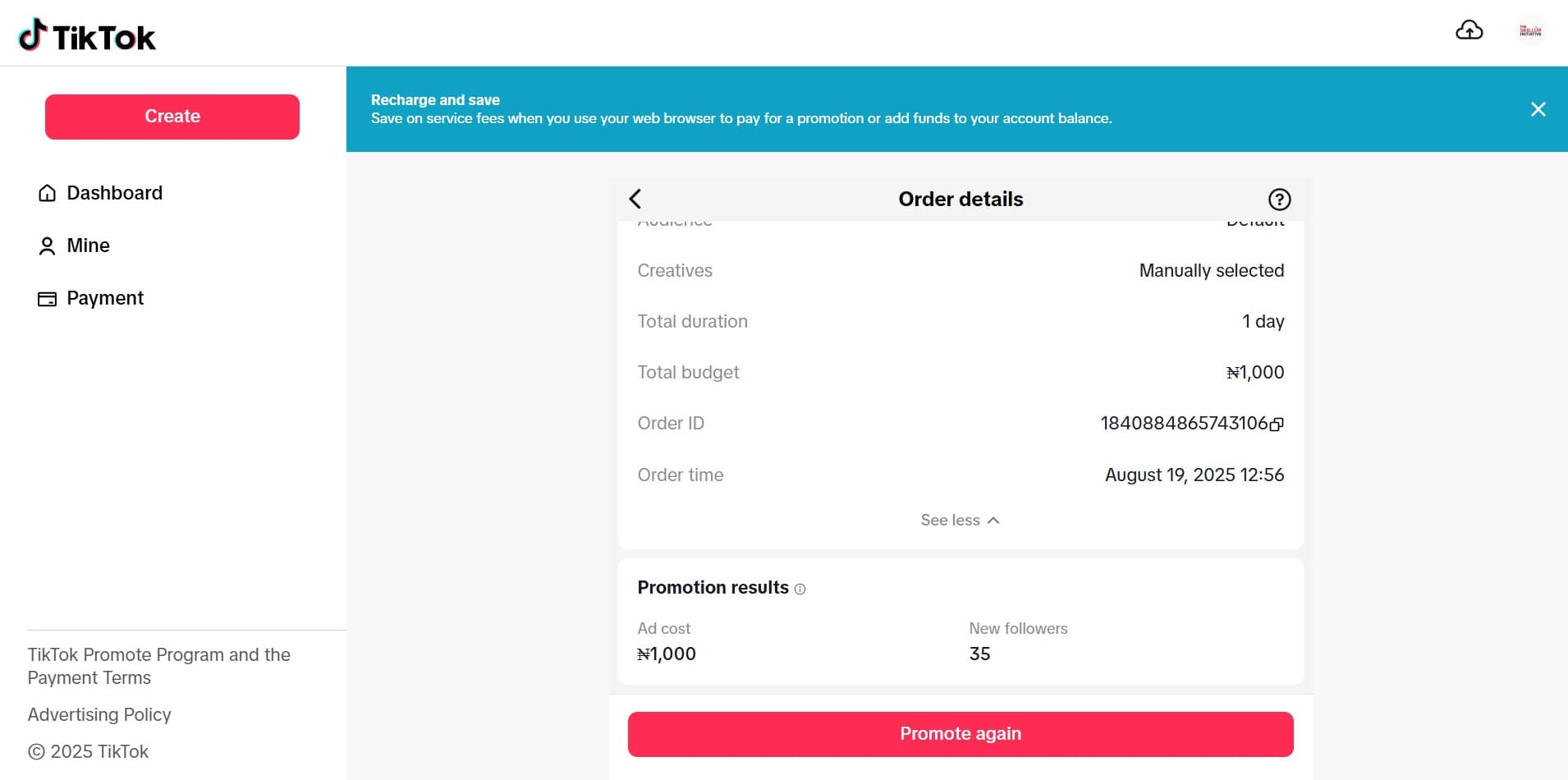 248 New Followers in 5-Day TikTok Sprint